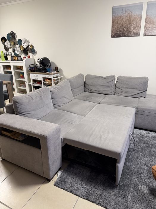 Sofá Cama Cinzento