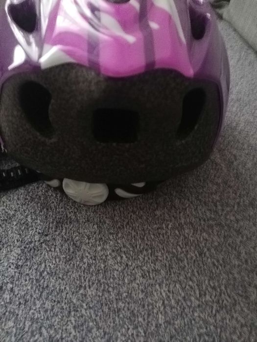 Kask rowerowy młodzieżowy B-SKIN "S" TOMCAT 48-52cm fioletowy