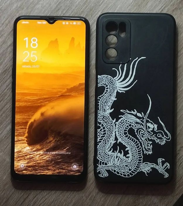 OPPO A16s 64GB + Incluído 2 Capas e Película de proteção