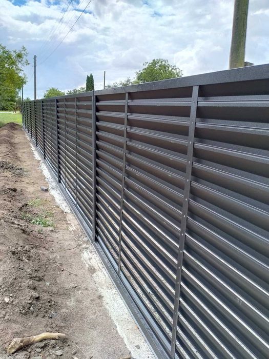 Паркан Жалюзі Забор Ранчо Металевий