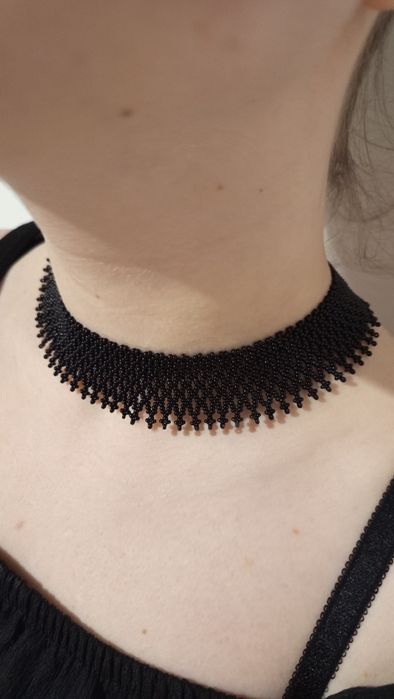 Силянки з бісеру Прикраса на шию ручна робота