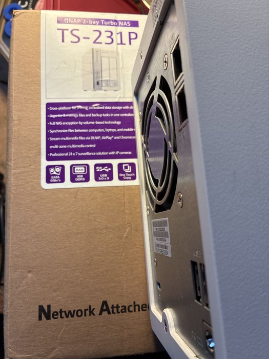 Qnap TS-231P w pelni sprawny