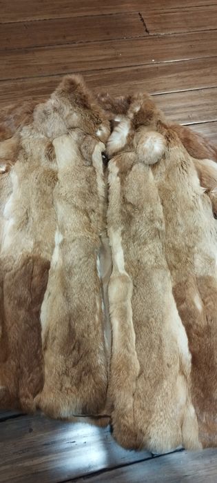 Futro z królika  idealny stan