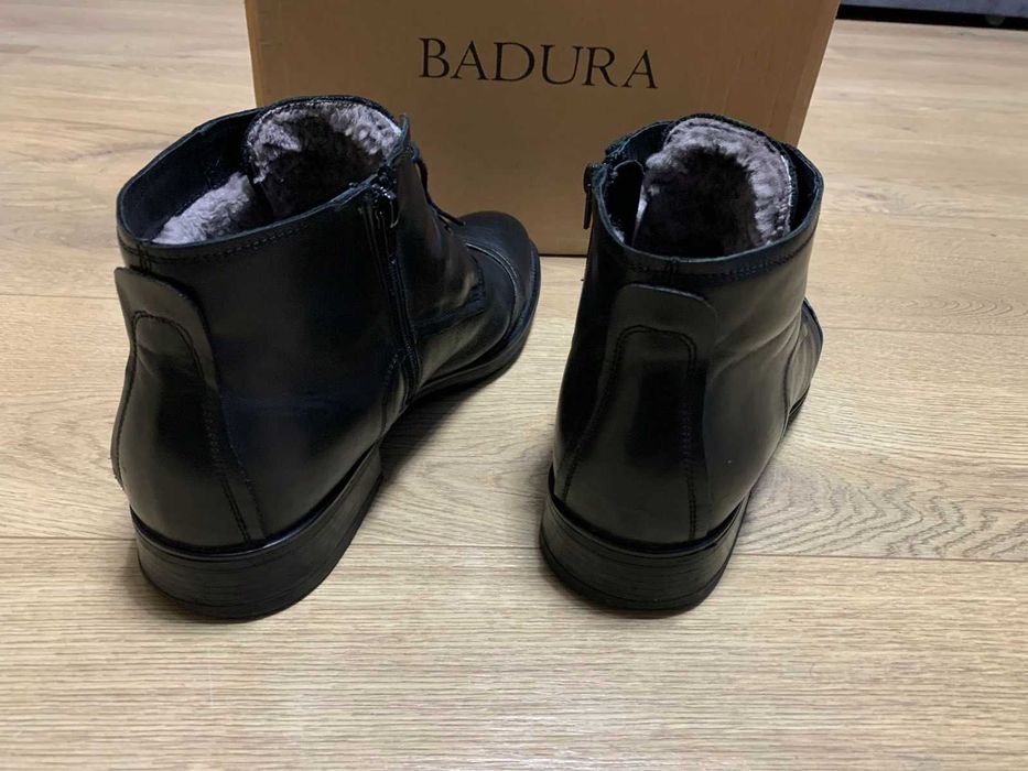 Зимові шкіряні черевики BADURA розмір 43