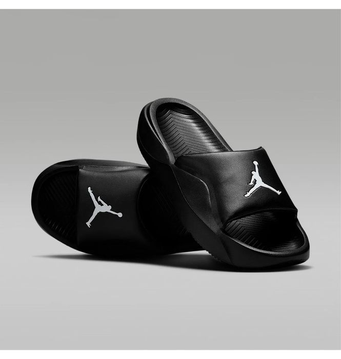 Чоловічі оригінальні тапочки шльопанці  Nike Air Jordan Franshise Slide Black