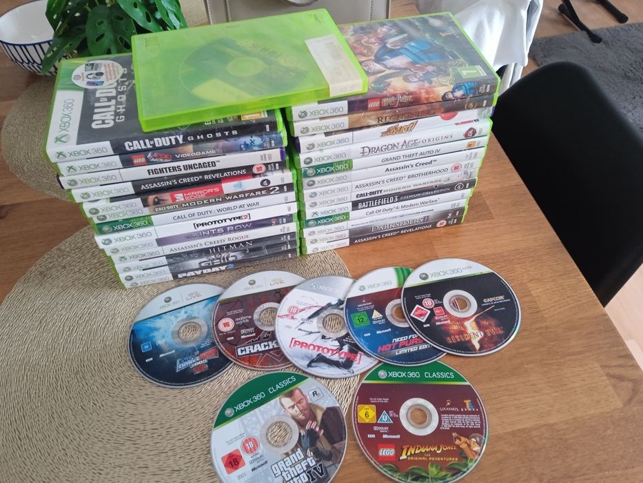 Zestaw 34 gier xbox 360