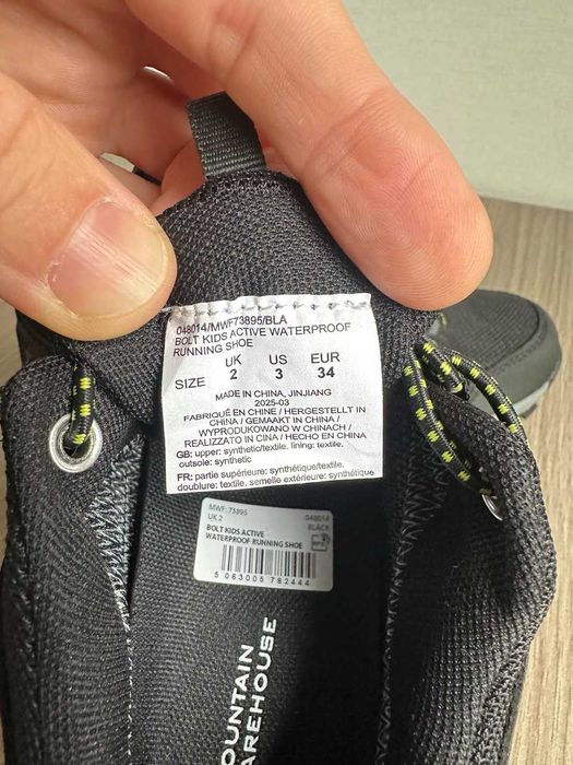 детские демисезонные кроссовки Mountain Warehouse размер 34