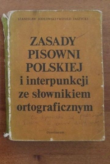 Zasady pisowni polskiej 1983 stare