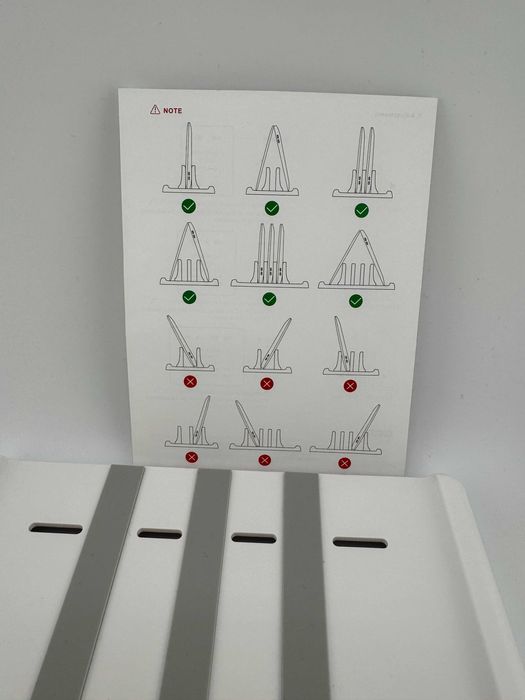 Stojak na tablet laptop białty 3 półki