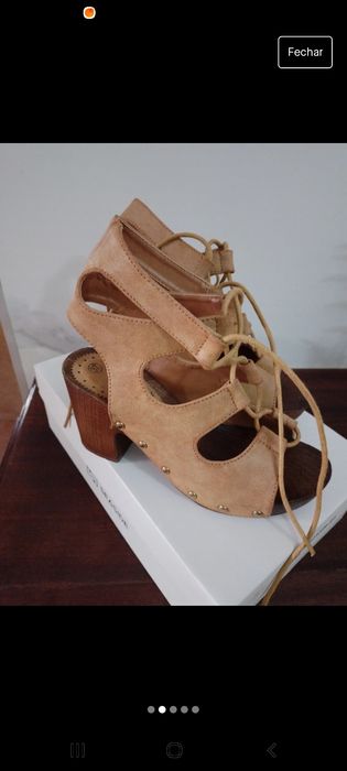 Sandália camurça