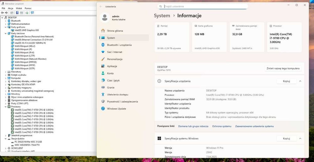 DELL MT 7070 i7 DDR4 SSD 2TB