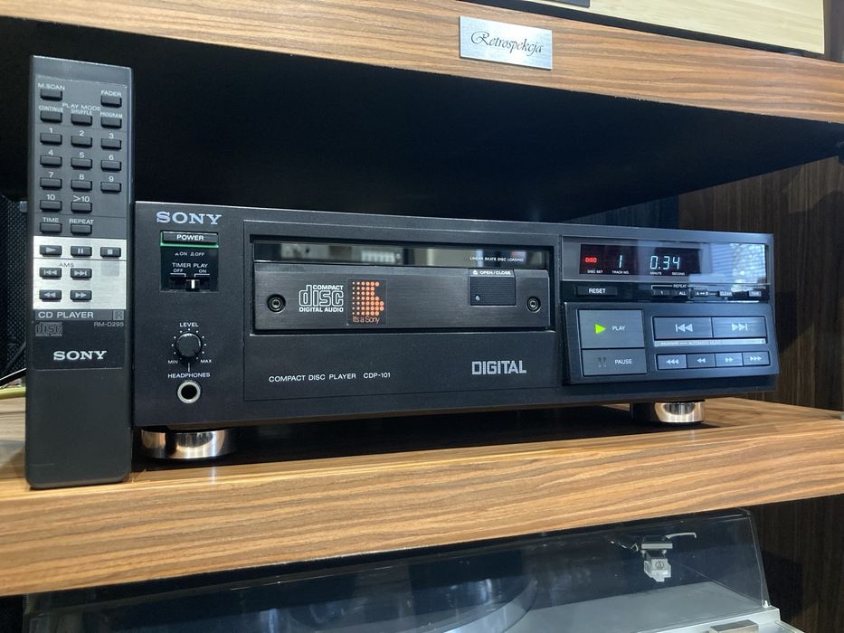 Studio Retrospekcja Sony CDP-101 Japan Pierwszy na Swiecie