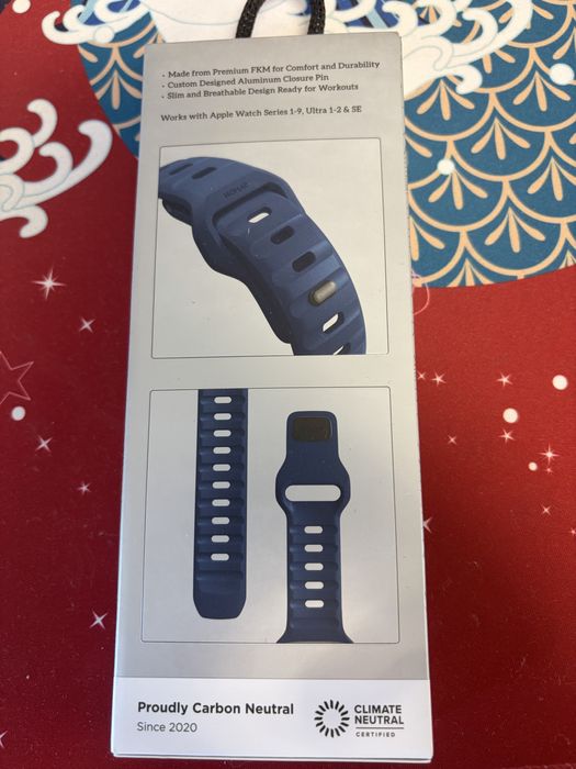 Nomad Sport Band для Apple Watch 44/45/49mm Atlantic Blue FKM