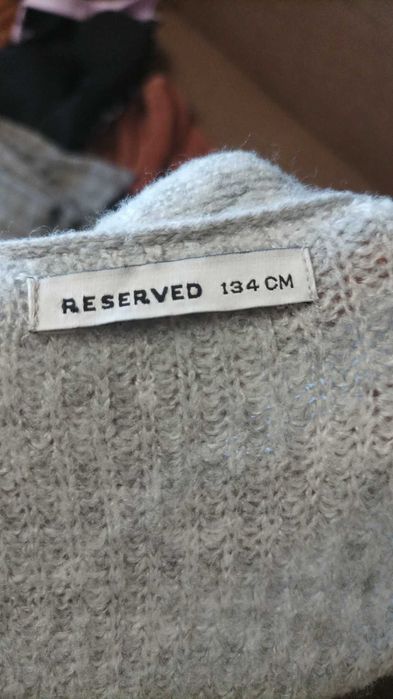 Теплый длинный кардиган для девочки Reserved р.134-140