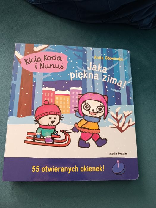 Książka okienka Kicia kocia Jaka piękna zima