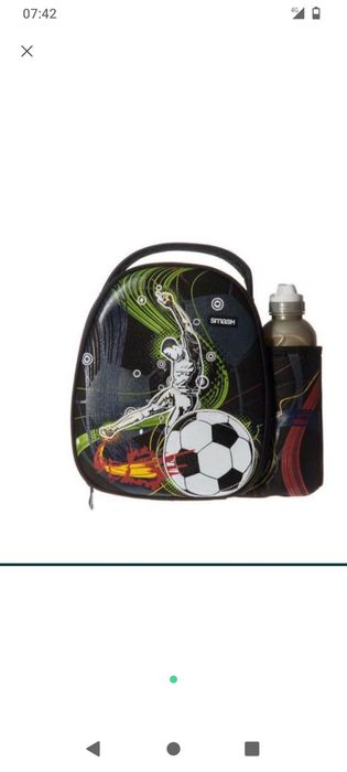 ланч-бокс з місцем для бутилки з водою. ) ще й здається з термоефектом