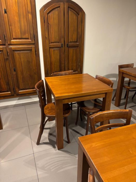 Stoły do jadalni, stół do bufetowy, krzesła drewniane