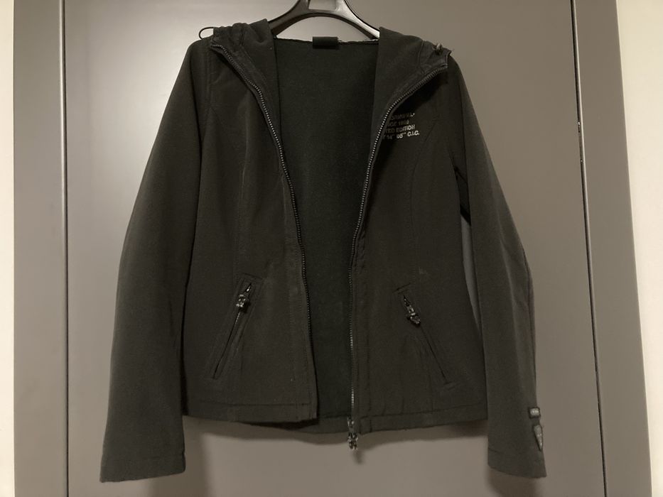 Kurtka softshell damska z kapturem, r. S