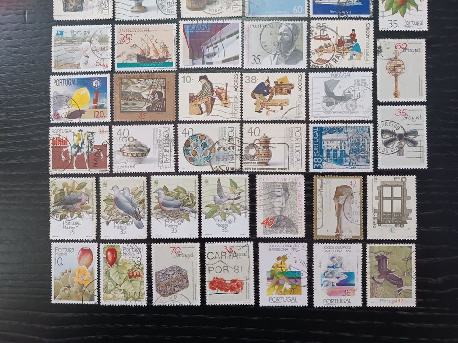 Selos de Portugal, 50 selos de 1991 a 1993