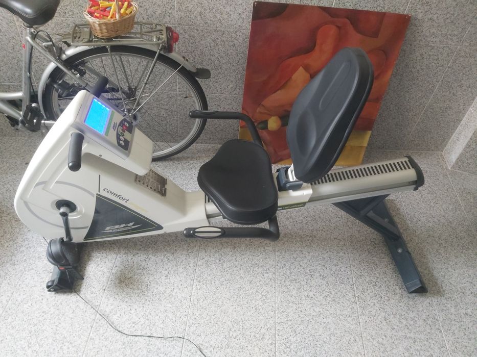 Bicicleta estaticas reclinada