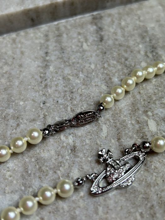 Vivienne Westwood Pearl Long Necklace намисто підвіска