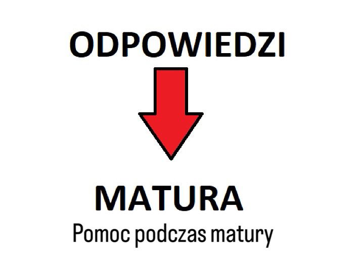Matura pomoc odpowiedzi matematyka chemia biolgia angielski polski