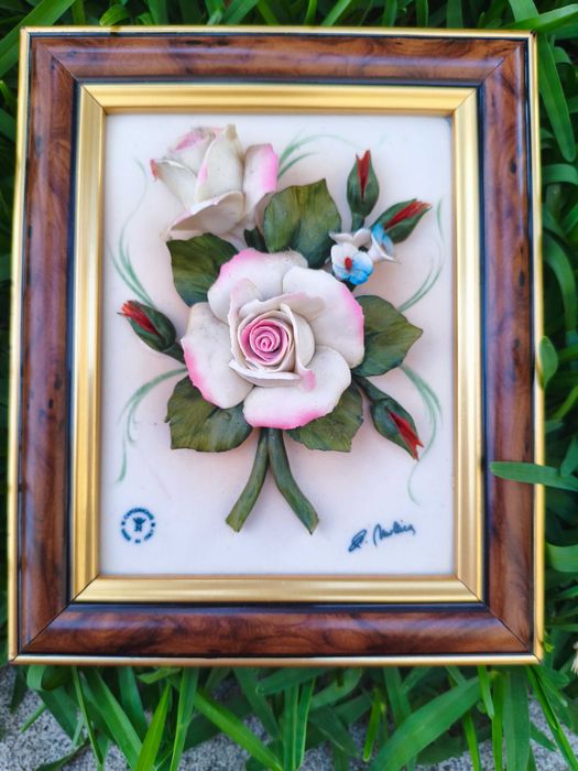Quadro da famosa marca capodimonte