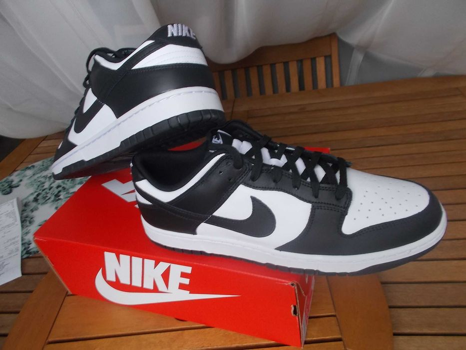 (r. Eur 46) Nike Dunk Low White Black DD1391,-100 Jordan 1 Dunk Panda