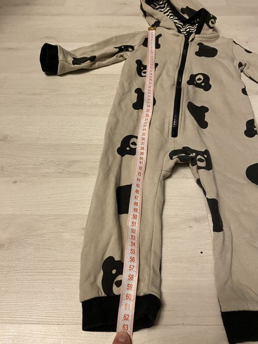 Pajac bez stopek kombinezon miś podobny do zezuzulla