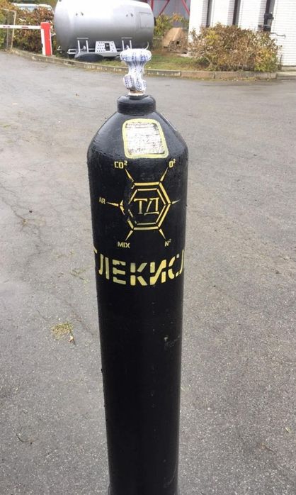 Доставка балонів вуглекислоти, кисень, суміш, азот, аргон Київ і обл.