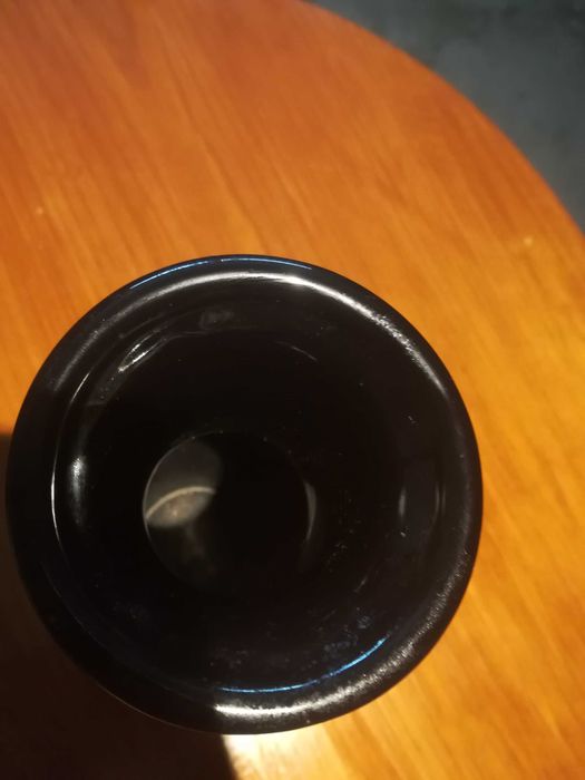 Vaso Decorativo Preto com Cegonha Japonesa