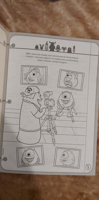 Kolorowanka Potwory i Spółka Disney Pixar KupMiChceTo