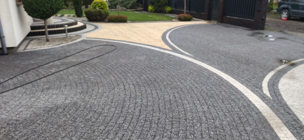 Mycie czyszczenie kostki brukowej elewacji ogrodzeń