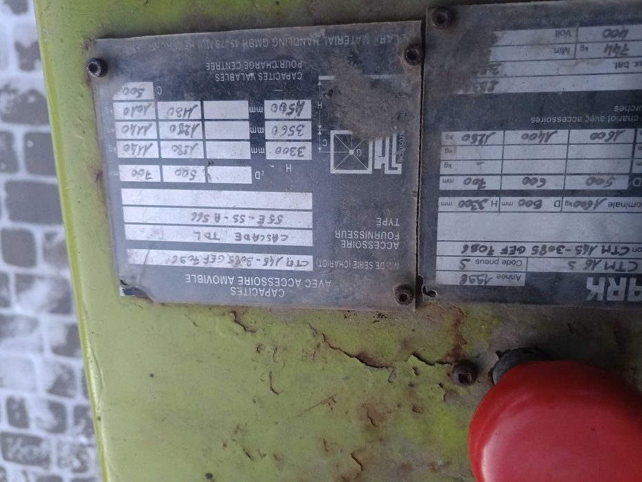 Wózek widłowy elektryczny Clark ctm16S