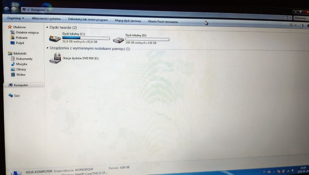 Laptop Asus A52 i3/4GB/250GB