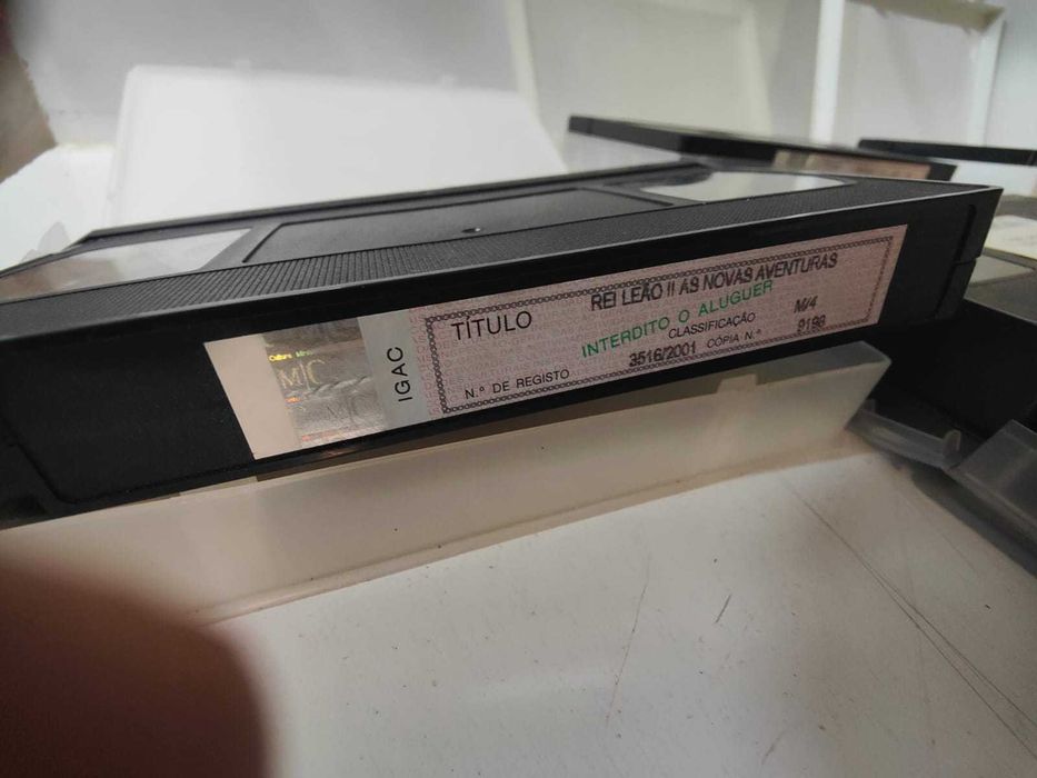 Lote Vhs Infantil 6 - Ver lista Abaixo - PROMOÇÂO 1 €