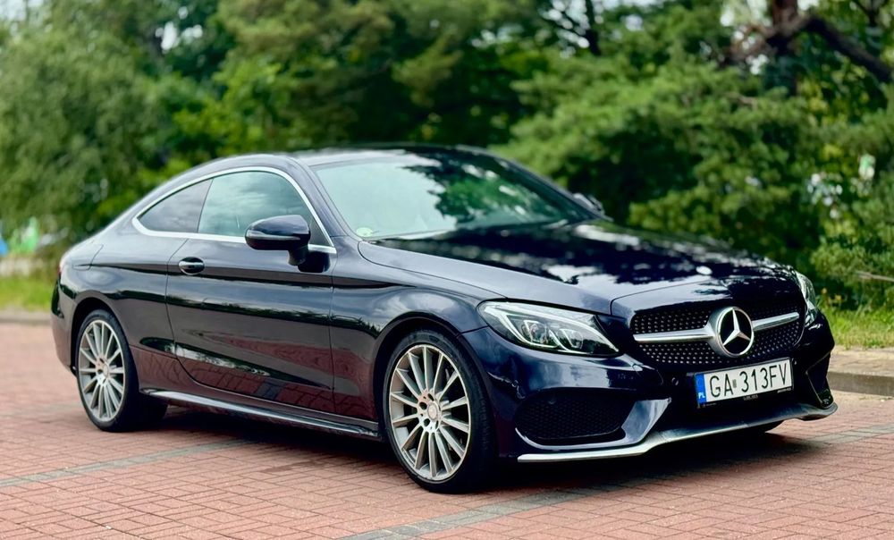 Mercedes-Benz Klasa C Mercedes-Benz 220CDI C Coupe Diesel 245 KM, 9G-TRONIC AMG Line.