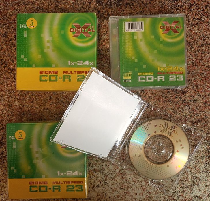 Диски mini CD-RW, CD-R X-DIGITAL 210 MB. Продаж усіх разом!