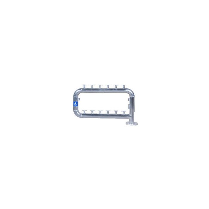Bateria galvanizada ,2 filas ,12 unidades .