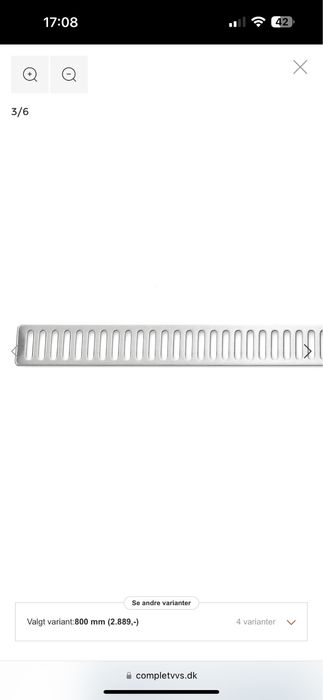 Odplyw liniowy UNIDRAIN 800 Kompletny (liniowka prysznic brodzik) TOP