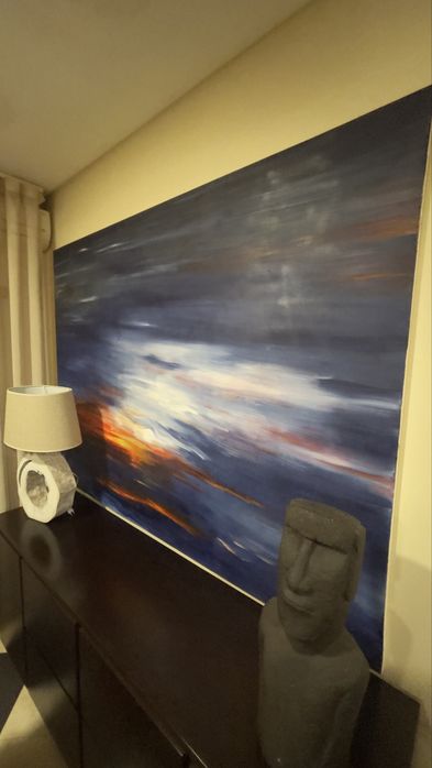 Quadro 170*140 pintura a mao