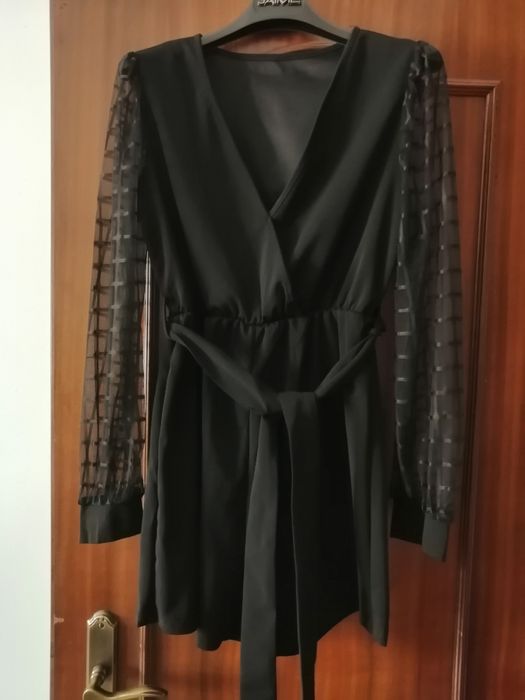 Macacão calção preto Tamanho S. Novo