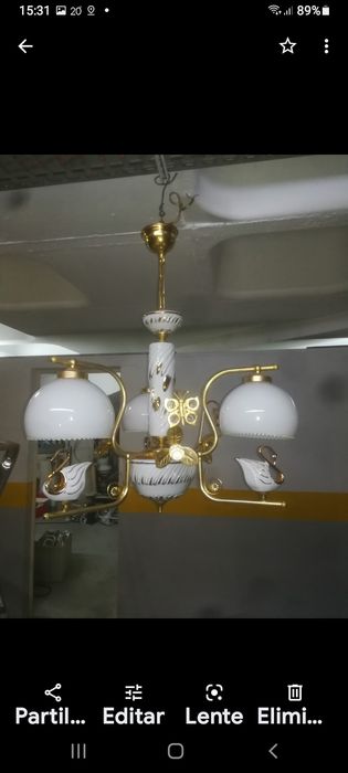 Candeeiros usado
