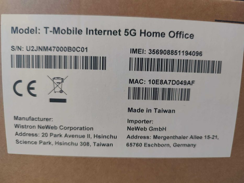 T-mobile Internet 5G Home Office
