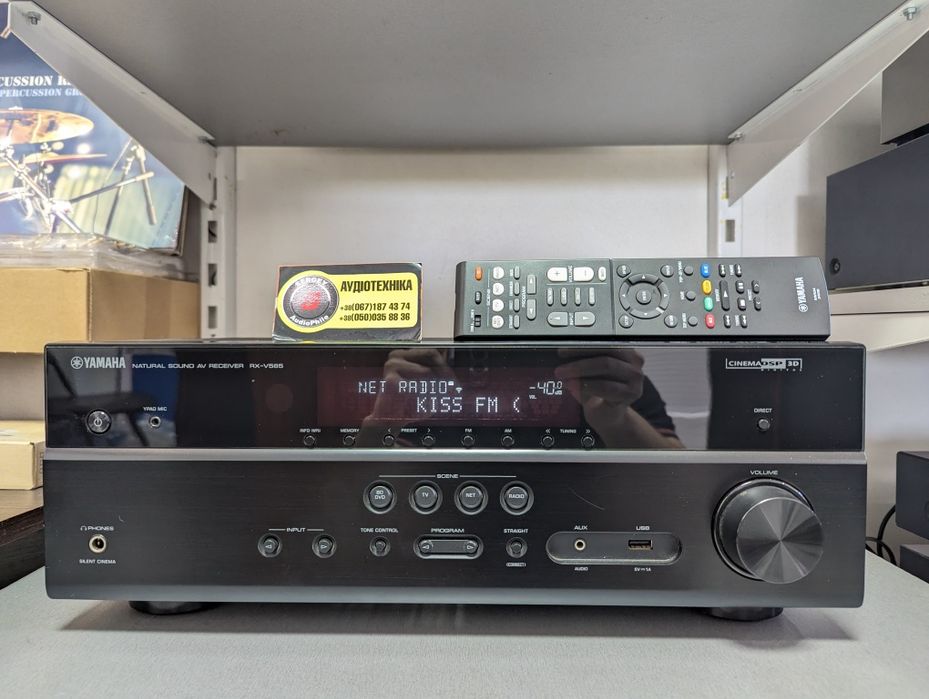 Р-в!7.2 AV-ресивер Yamaha RX-V585. Dolby Atmos, DTS:X, Wi-Fi, BT, 4K