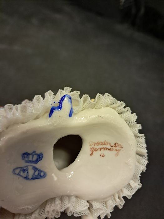 Escultura em porcelana Alemã