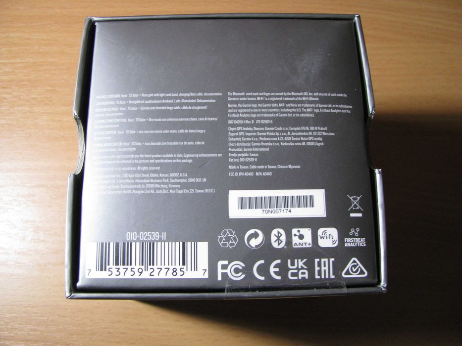 Garmin Fenix 7S Sapphire Solar 010-02539-11  (новий)