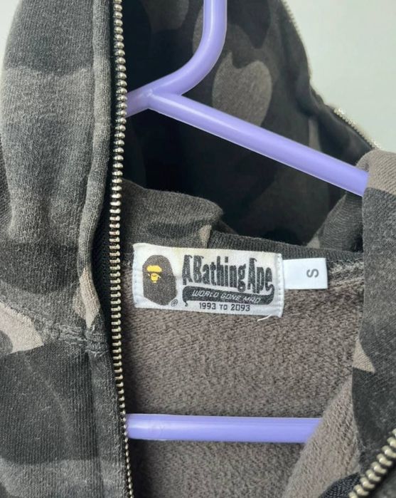 Оригінальна zip-hoodie bape зіпка бейп