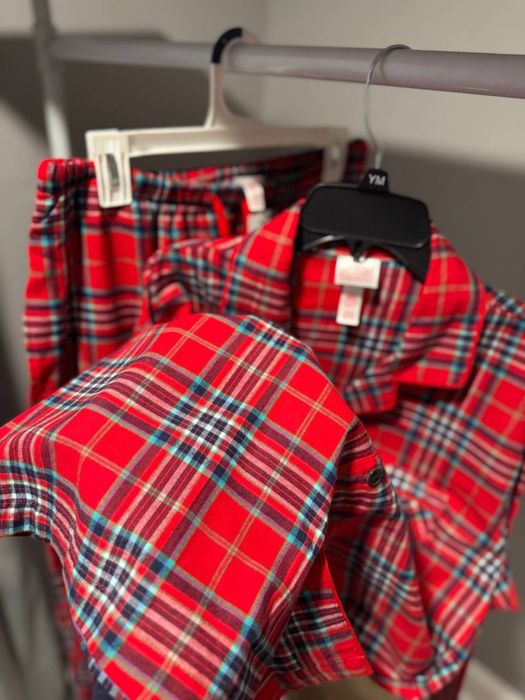 Піжама фланева в клітинку XXL жіноча та чоловіча