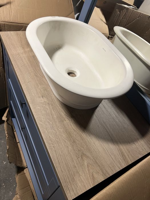 Movel casa banho Novo C/ Tampo + Espelho